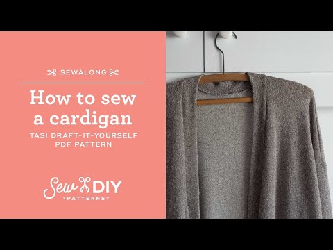 Video: How To Sew A Cardigan