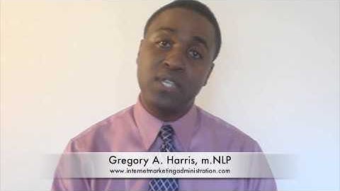 Personal Development that EVERY Business Person should know! with Trainer Gregory A. Harris, m.NLP