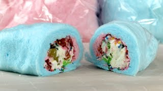 Cotton Candy Burrito | How to Make a Cotton Candy Burrito