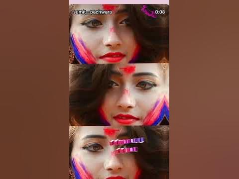 holi ka gana video me