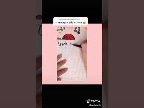 Video cách làm thời gian biểu - youtube