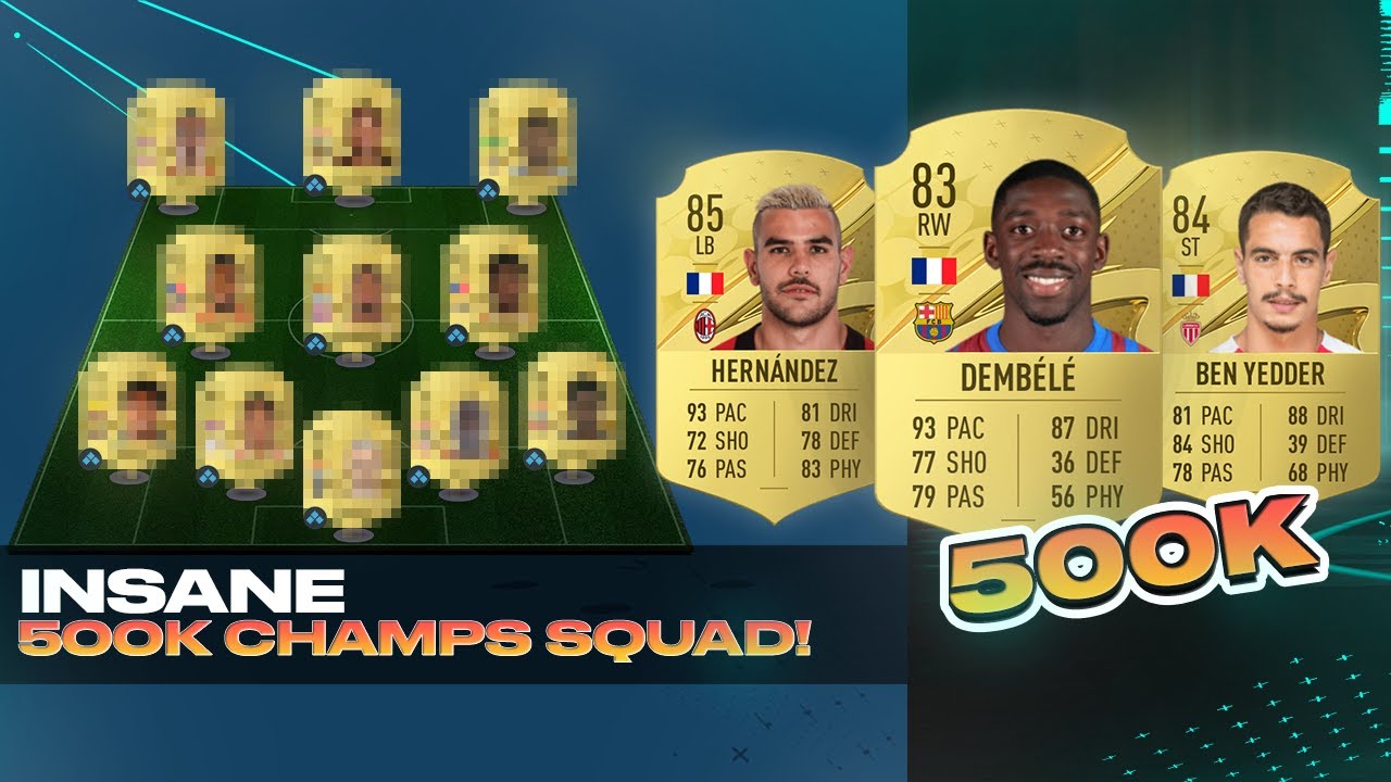 INSANE 500K FUT CHAMPS SQUAD BUILDER!! - FIFA 23 ULTIMATE TEAM