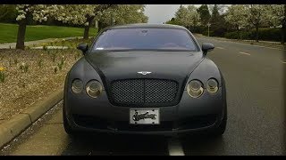 Muffler delete on a Bentley Continental GT/// SUPER LOUD!!!!