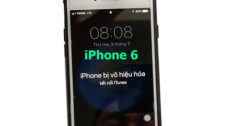 Cách khắc phục iphone 6s bị vô hiệu hóa itunes năm 2024