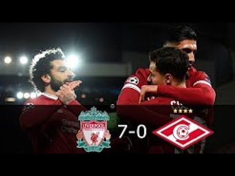 Download Liverpool vs Spartak Moscow 7-0 - All Goals & Highlights 6/12/2017