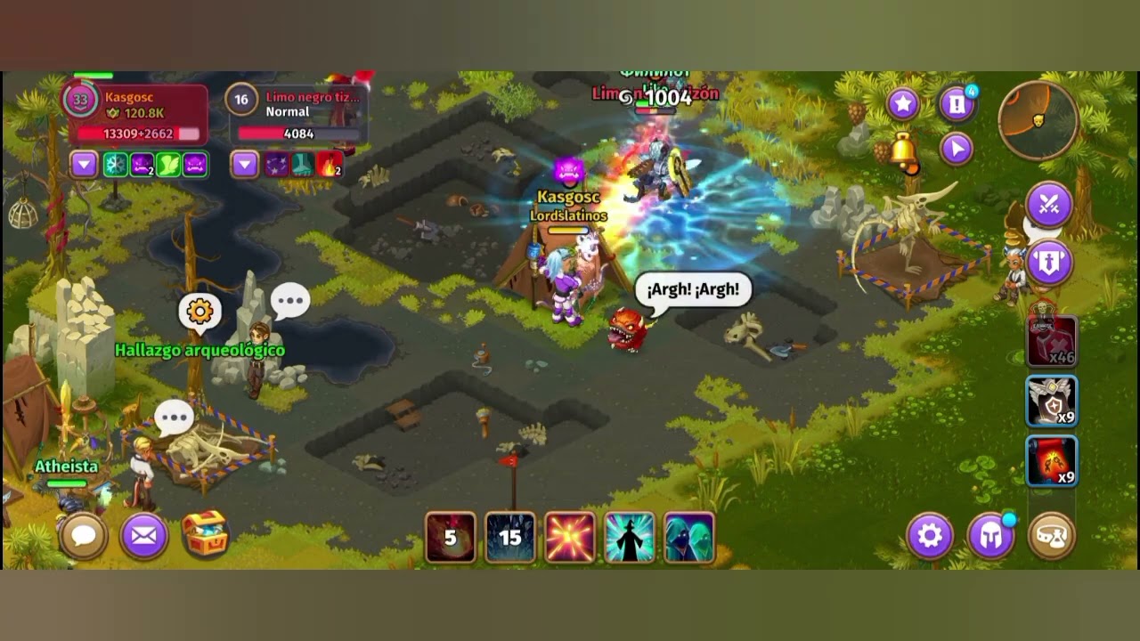 Skylore MMORPG | Quest diaria en Ciénaga Sombría | Reservas de Petróleo