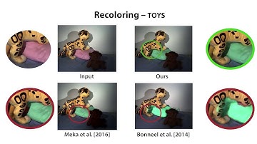 Real-time Global Illumination Decomposition of Videos (ACM TOG 2021)