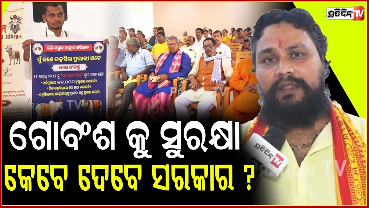 ଗୋବଂଶ କୁ ସୁରକ୍ଷା କେବେ ଦେବେ ସରକାର ? protect cow breeds demands sanatani hindu organisation.