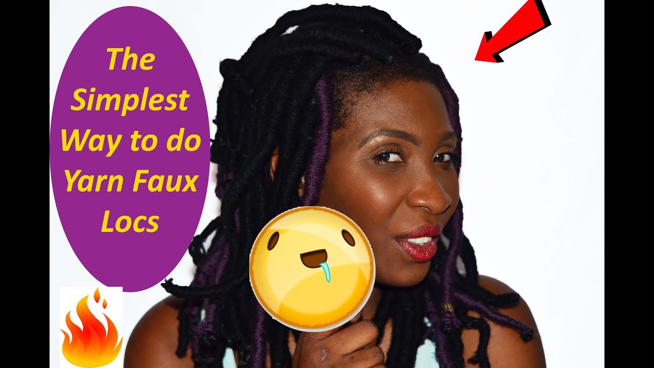How to install yarn faux locs diy tutorial