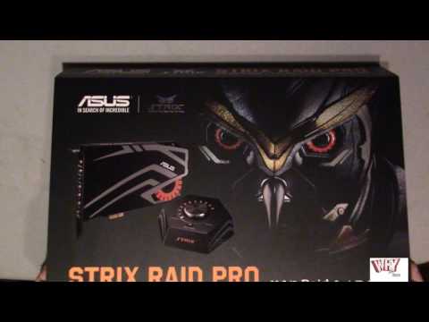 Asus Strix Raid Pro 7.1 Gaming Sound Card unboxing