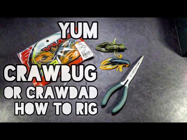 Kit YUM Crawbug 31 Pièces – Leurres Souples + Têtes Plombées + Boîte De Rangement #YCBK1