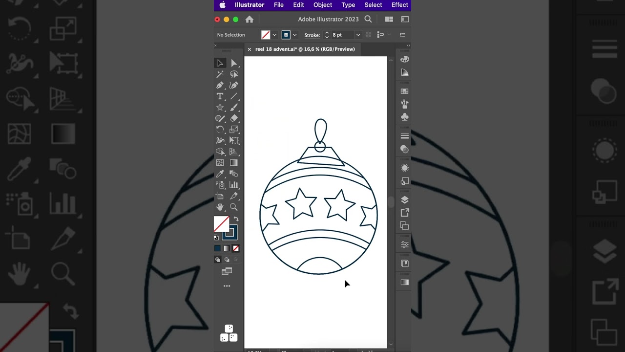 Ball in Adobe Illustrator  