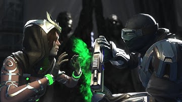 Injustice 2 : Enchantress Vs Captain Cold - All Intro/Outros, Clash Dialogues, Super Moves