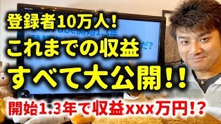 第6回 YouTubeの収益大公開！登録者10万人達成だとどれくらい稼げるのか