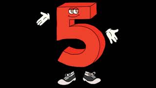 New Years Countdown With Number Characters From The Math Circus