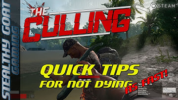 The Culling (Quick Tips) Craft, Kill, Scavenge, Profit!