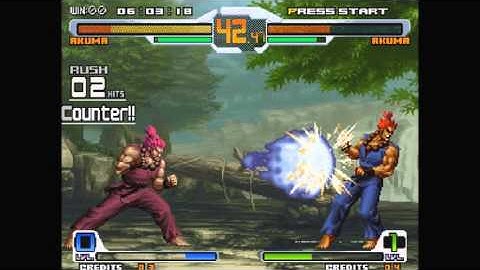 SvC Chaos: Snk Vs Capcom Akuma Playthrough