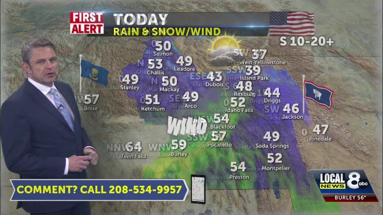 Chance of showers for Friday with more rain and snow this weekend - YouTube