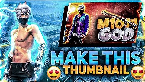 How To Make M1014 God Thumbnail in ps touch | How To Make Trending God level Thumbnail |
