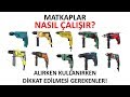 MATKAP ALIRKEN KULLANIRKEN DİKKAT EDİLMESİ GEREKENLER