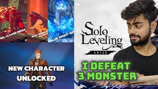 I FIGHT WITH 3 MONSTER | Solo Leveling Arise Gameplay In Hindi || Solo Leveling Arise in mobile ||