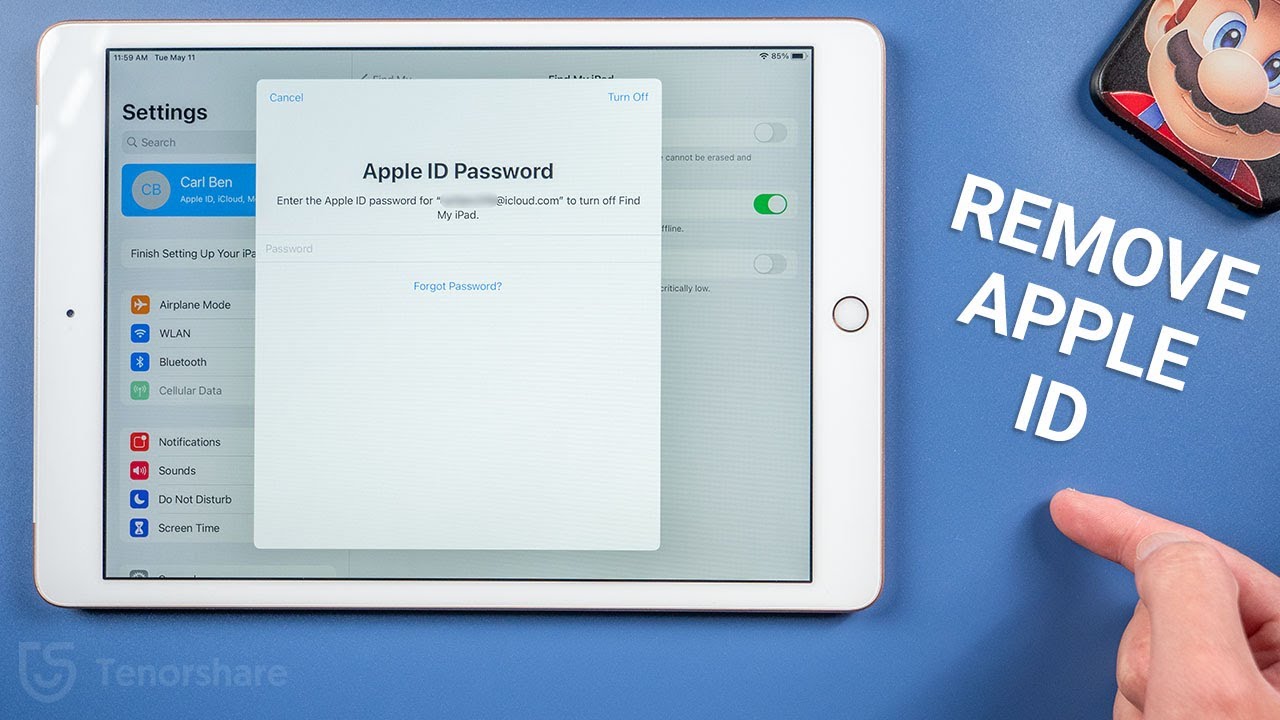 ลบ apple id ใน iphone  Update New  How to Remove Apple ID from iPad without Password  (2 Methods)