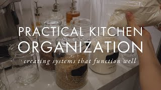 Kitchen Declutter, Organization, and TOUR: Functional Storage Ideas for Small Kitchens