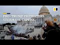 Trump supporters storm US Capitol, interrupting Congress’ certification of Biden’s victory
