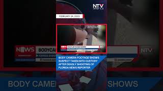 Body camera footage shows suspect taken into custody after deadly shooting of Florida news reporter.