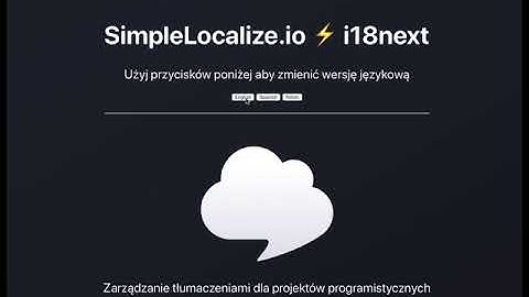i18next localization with SimpleLocalize