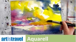 Expressives Aquarell | Ganz einfach aquarellieren lernen 3