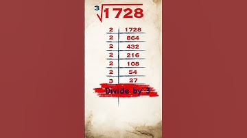 Cube root of 1728 / 1728 ka Cuberoot / 1728 ka ghnamul #publicmaths #shorts #cuberoot