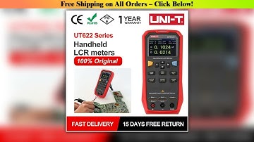 Slide UNI-T UT622A UT622C UT622E High-precision LCR Meter Industrial Handheld Resistance Capacitanc