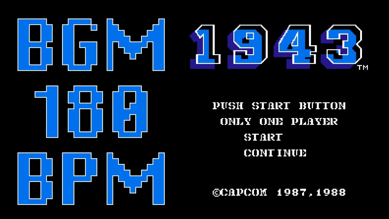 【nes】1943 BGM 180 bpm arrangement／【ファミコン】1943 BGM 180 BPMでアレンジ
