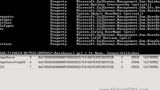 Change DB Compatibility Level in Powershell