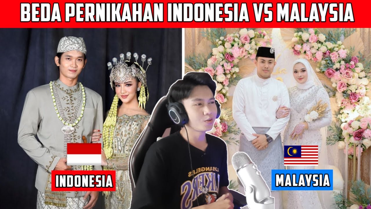 BEDA BANGET ! PERNIKAHAN ADAT INDONESIA VS MALAYSIA TERNYATA BEGINI YA?