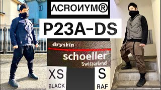 ACRONYM P23A-DS gen 1.1 Black XS VS Raf green S