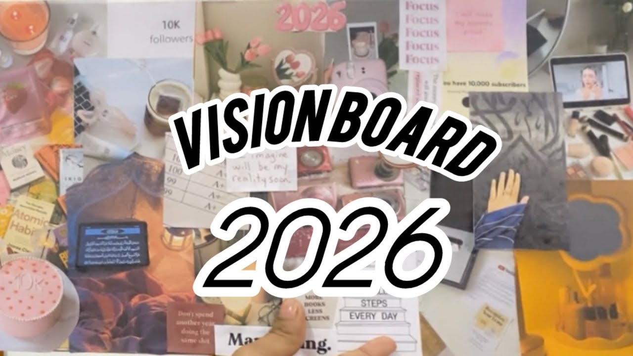 Vision Board 2026 | How to make vision board that actually works ...