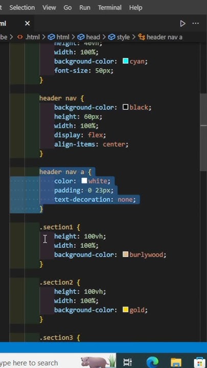 how to create simple website layout in just 5 min using html and CSS ...