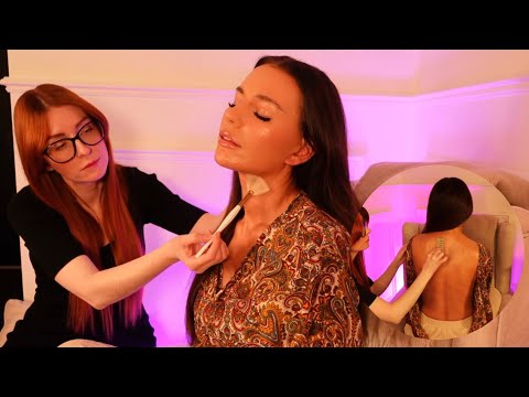 I gave @calmmoonasmr the most gentle ASMR experience Ever! Face and Hair attention {soft spoken}