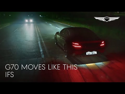 THE NEW GENESIS G70 | MOVES LIKE THIS - INTELLIGENT FRONT-LIGHTING SYSTEM