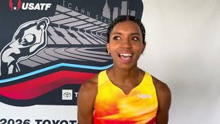Nia Akins Explains Recovery After Car Crash and Concussion, Advaces to 800m Final at USAs