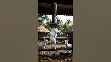 Giant Python Catches Goat in Farm Pen 🐍🐐
