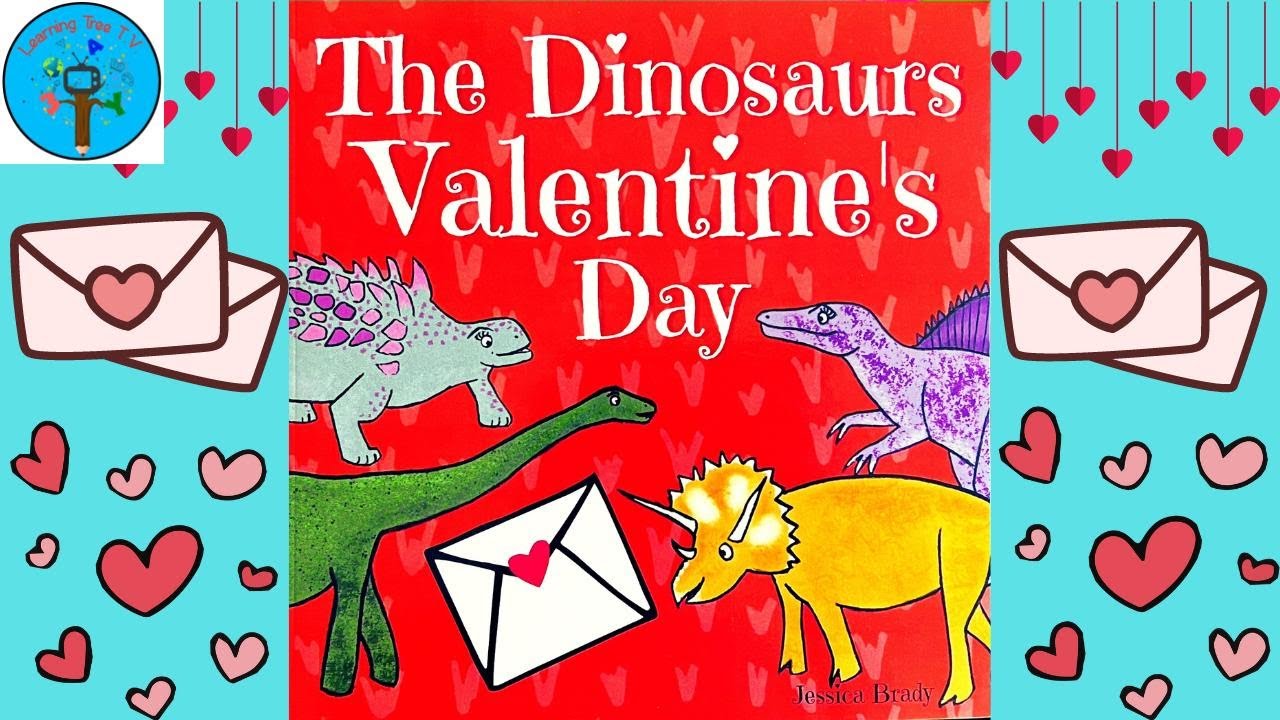 ⁣The Dinosaurs Valentine's Day by Jessica Brady - Read Aloud