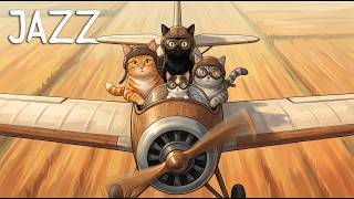 Sky Ride Jazz ☁️🐾 Flying Cats | Bossa Nova Chill Ambience (3 Hours) screenshot 4