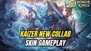 Download lagu HOK |  KAIZER NEW COLLAB SKIN INSANE GAMEPLAY  #hok #honorofkings#王者荣耀 #铠 #kaizer