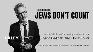 PaleyImpact: David Baddiel: Jews Don
