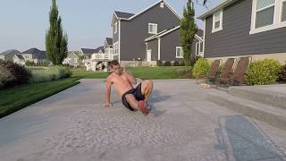 Burpee Exercise Variations| Forward Kick-Through Burpees