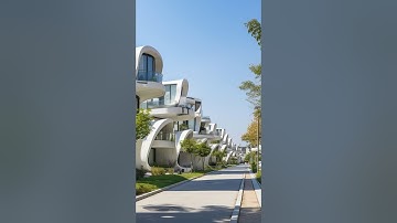 What if Zaha Hadid designed a townhome community? #architecture #design #render