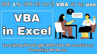 Learn VBA with Conditional Formatting in Excel | How to use VBA with Conditional Formatting in Excel